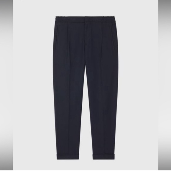 Reiss Brighton drawstring pants in Navy .. W 32 - Picture 2 of 8